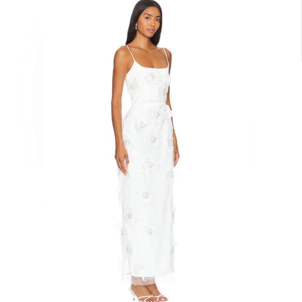 Elliatt 3D Dahlia Midi Dress NWT